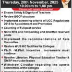 DUTA Dharna at VC Office